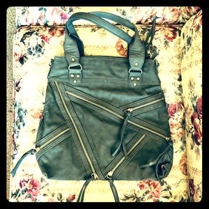 Olivia + Joy Bag with Zipper Details - with strap